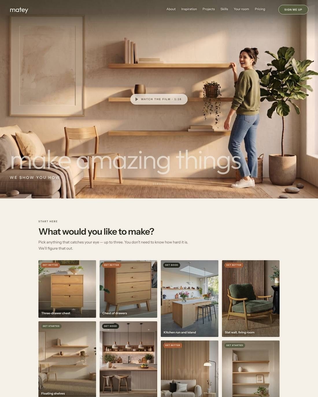 The Matey website